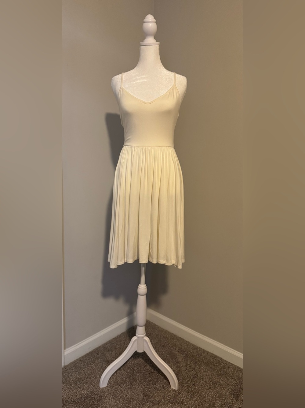 Rachel Pally Cream/White Circle Skirt Dress